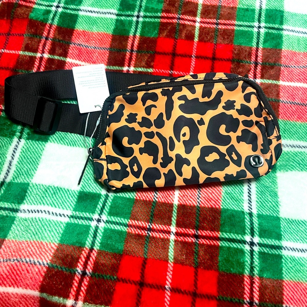 Lululemon cheetah belt bag